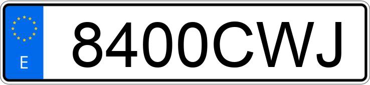 Numer rejestracyjny 8400CWJ posiada BMW SERIE 5 Numer rejestracyjny 8400CWJ posiada BMW SERIE 5