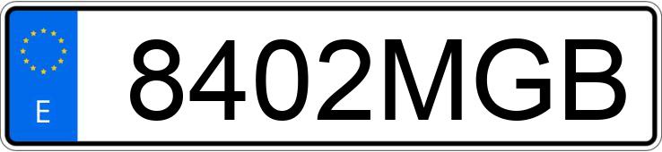 Numer rejestracyjny 8402MGB posiada PEUGEOT 2008