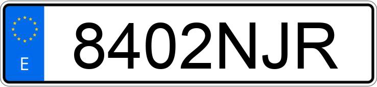 Numer rejestracyjny 8402NJR posiada HYUNDAI BAYON Numer rejestracyjny 8402NJR posiada HYUNDAI BAYON