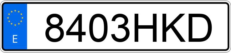 Numer rejestracyjny 8403HKD posiada CITROEN C4 Numer rejestracyjny 8403HKD posiada CITROEN C4