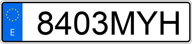 Numer rejestracyjny 8403MYH posiada RENAULT CLIO Numer rejestracyjny 8403MYH posiada RENAULT CLIO