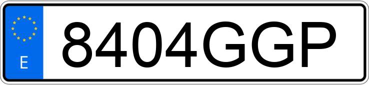 Numer rejestracyjny 8404GGP posiada AUDI TT