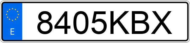 Numer rejestracyjny 8405KBX posiada VOLVO XC60 Numer rejestracyjny 8405KBX posiada VOLVO XC60