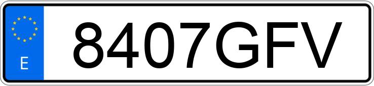 Numer rejestracyjny 8407GFV posiada RENAULT CLIO