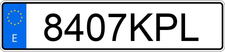 Numer rejestracyjny 8407KPL posiada DACIA LODGY Numer rejestracyjny 8407KPL posiada DACIA LODGY