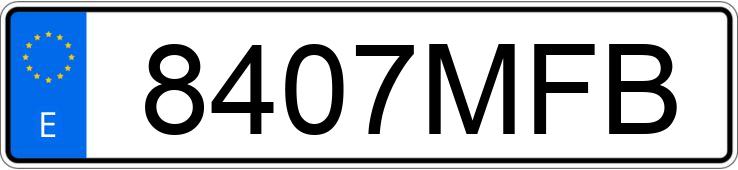 Numer rejestracyjny 8407MFB posiada HYUNDAI KONA