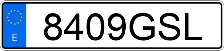 Numer rejestracyjny 8409GSL posiada CHEVROLET-GM AVEO