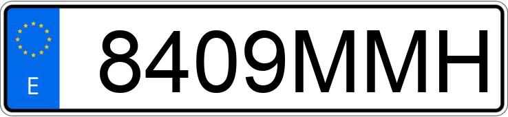 Numer rejestracyjny 8409MMH posiada MERCEDES AMG GT (290)