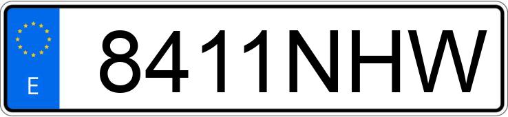 Numer rejestracyjny 8411NHW posiada SEAT IBIZA Numer rejestracyjny 8411NHW posiada SEAT IBIZA