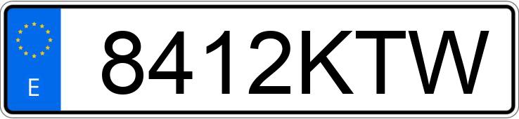 Numer rejestracyjny 8412KTW posiada AUDI Q5