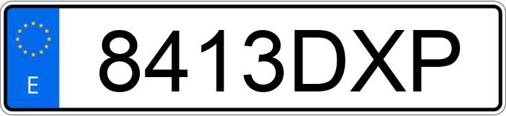 Numer rejestracyjny 8413DXP posiada CITROEN BERLINGO Numer rejestracyjny 8413DXP posiada CITROEN BERLINGO