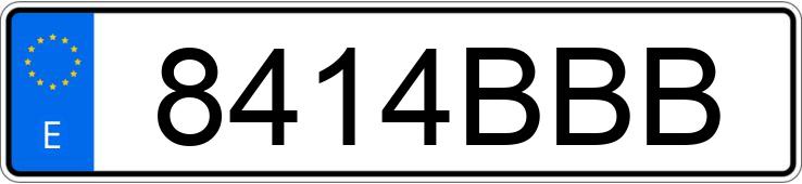 Numer rejestracyjny 8414BBB posiada CHRYSLER 300 M