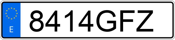 Numer rejestracyjny 8414GFZ posiada RENAULT MEGANE Numer rejestracyjny 8414GFZ posiada RENAULT MEGANE