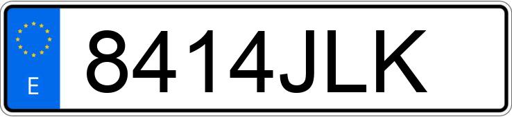 Numer rejestracyjny 8414JLK posiada MAZDA MAZDA3