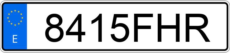 Numer rejestracyjny 8415FHR posiada BMW SERIE 3