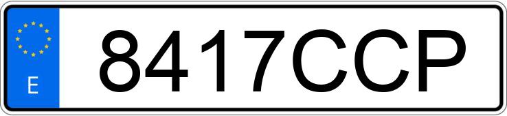 Numer rejestracyjny 8417CCP posiada RENAULT MEGANE Numer rejestracyjny 8417CCP posiada RENAULT MEGANE