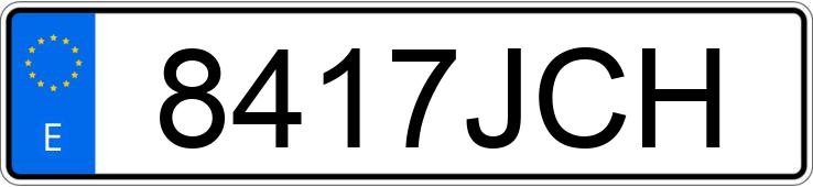 Numer rejestracyjny 8417JCH posiada RENAULT CLIO