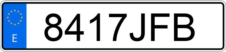 Numer rejestracyjny 8417JFB posiada VOLKSWAGEN CROSSGOLF Numer rejestracyjny 8417JFB posiada VOLKSWAGEN CROSSGOLF