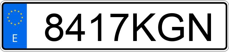 Numer rejestracyjny 8417KGN posiada NISSAN QASHQAI Numer rejestracyjny 8417KGN posiada NISSAN QASHQAI