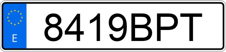 Numer rejestracyjny 8419BPT posiada NISSAN X-TRAIL