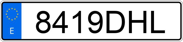 Numer rejestracyjny 8419DHL posiada SEAT TOLEDO