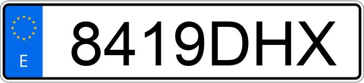Numer rejestracyjny 8419DHX posiada CITROEN C4