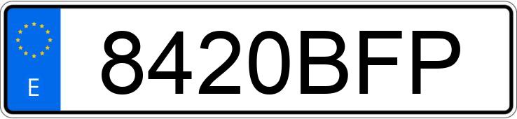 Numer rejestracyjny 8420BFP posiada HYUNDAI ACCENT