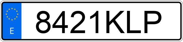 Numer rejestracyjny 8421KLP posiada PEUGEOT 3008