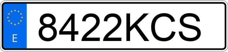 Numer rejestracyjny 8422KCS posiada PEUGEOT 508