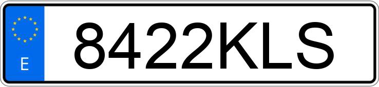 Numer rejestracyjny 8422KLS posiada MERCEDES CLA (117)