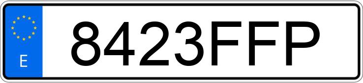 Numer rejestracyjny 8423FFP posiada SUZUKI GRAND VITARA Numer rejestracyjny 8423FFP posiada SUZUKI GRAND VITARA