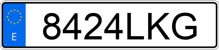 Numer rejestracyjny 8424LKG posiada LEXUS ES 300 H