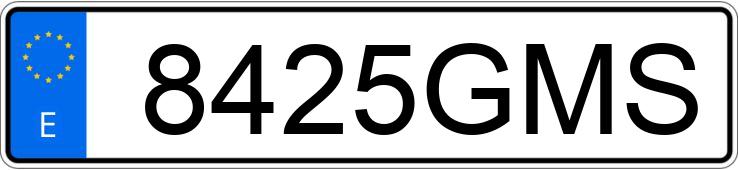 Numer rejestracyjny 8425GMS posiada VOLKSWAGEN CROSSGOLF