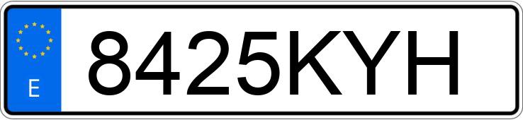 Numer rejestracyjny 8425KYH posiada PEUGEOT 2008 Numer rejestracyjny 8425KYH posiada PEUGEOT 2008