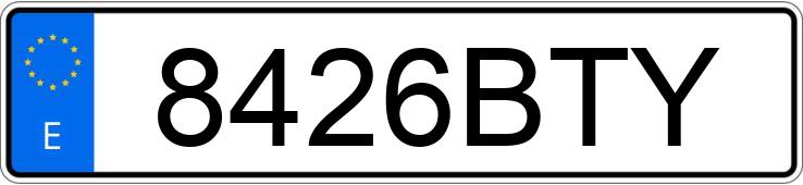 Numer rejestracyjny 8426BTY posiada KAWASAKI ZX-6 R