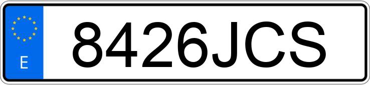 Numer rejestracyjny 8426JCS posiada PEUGEOT 208