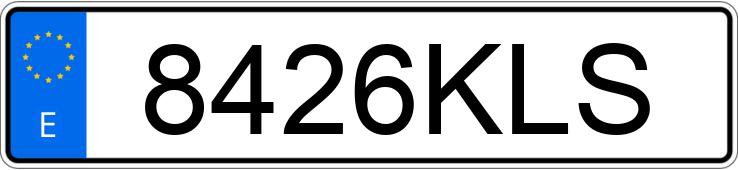 Numer rejestracyjny 8426KLS posiada MERCEDES A (177)