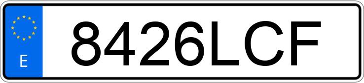 Numer rejestracyjny 8426LCF posiada AUDI S5