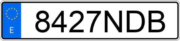 Numer rejestracyjny 8427NDB posiada MAN TGX