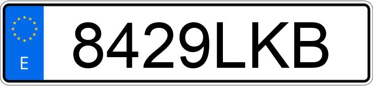Numer rejestracyjny 8429LKB posiada NISSAN NV 300