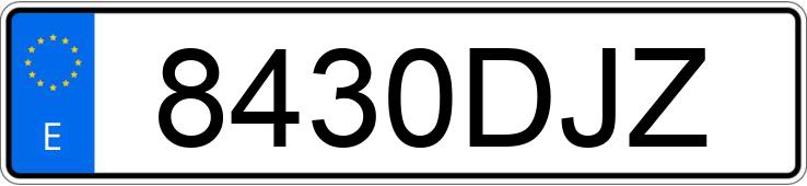 Numer rejestracyjny 8430DJZ posiada FORD FOCUS