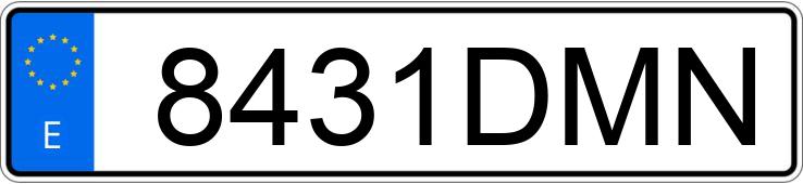 Numer rejestracyjny 8431DMN posiada MERCEDES ATEGO