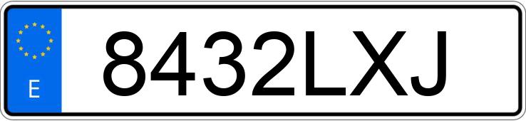 Numer rejestracyjny 8432LXJ posiada TOYOTA COROLLA Numer rejestracyjny 8432LXJ posiada TOYOTA COROLLA