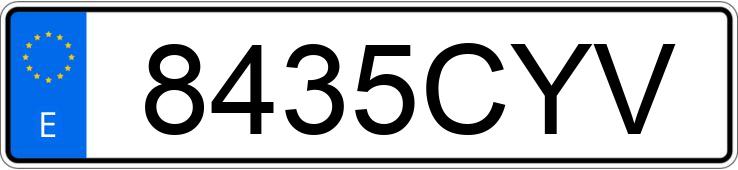 Numer rejestracyjny 8435CYV posiada RENAULT LAGUNA PRIVILEGE 1.9 DCI Numer rejestracyjny 8435CYV posiada RENAULT LAGUNA PRIVILEGE 1.9 DCI