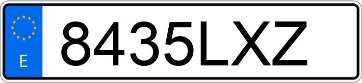 Numer rejestracyjny 8435LXZ posiada VOLKSWAGEN GOLF Numer rejestracyjny 8435LXZ posiada VOLKSWAGEN GOLF