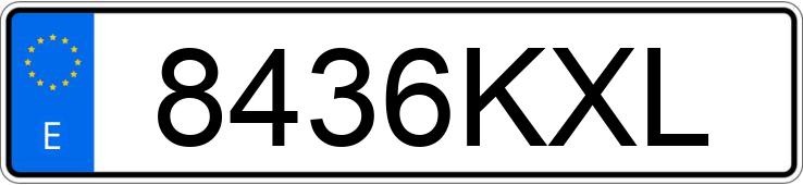 Numer rejestracyjny 8436KXL posiada VOLKSWAGEN TRANSPORTER Numer rejestracyjny 8436KXL posiada VOLKSWAGEN TRANSPORTER