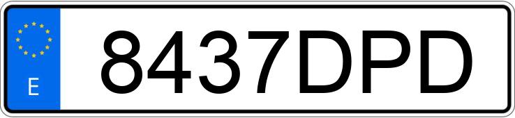 Numer rejestracyjny 8437DPD posiada MERCEDES CLK (208-209) Numer rejestracyjny 8437DPD posiada MERCEDES CLK (208-209)