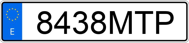 Numer rejestracyjny 8438MTP posiada MERCEDES E (214)
