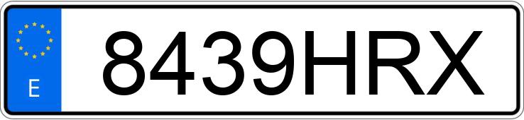 Numer rejestracyjny 8439HRX posiada KYMCO SUPER DINK Numer rejestracyjny 8439HRX posiada KYMCO SUPER DINK