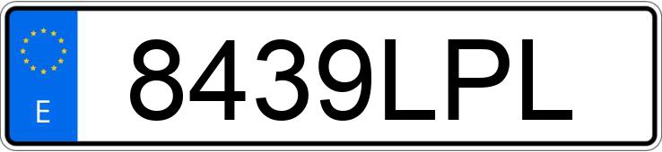 Numer rejestracyjny 8439LPL posiada VOLKSWAGEN GOLF Numer rejestracyjny 8439LPL posiada VOLKSWAGEN GOLF